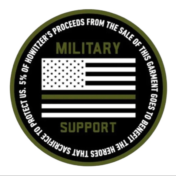 Howitzer Style Men's Hoodie We Honor Pullover Heavyweight Military Grunt MFG - Picture 3 of 6